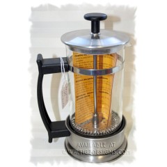Brushed Stainless Steel Dimbula Tea Press - 2 cup